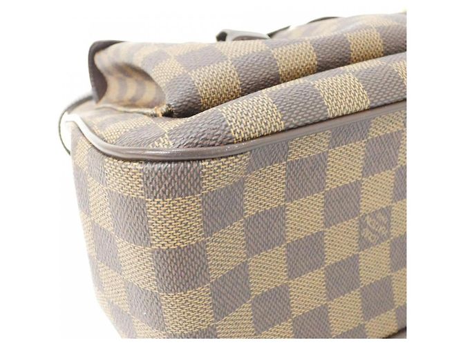 Borsa Louis Vuitton Uzes Damier Marrone - vista 3