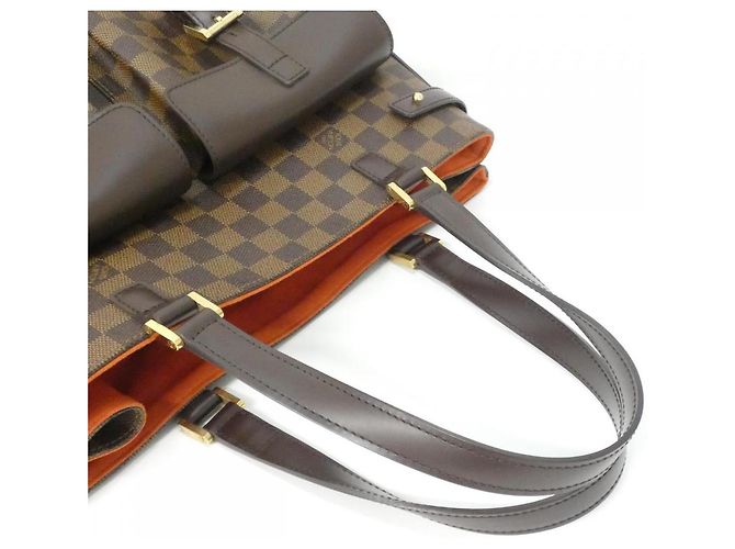 Borsa Louis Vuitton Uzes Damier Marrone - vista 5
