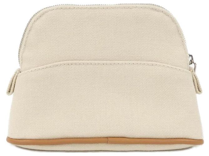 Bolso Hermès Bolide MiniMini de lona Beige - vista 2