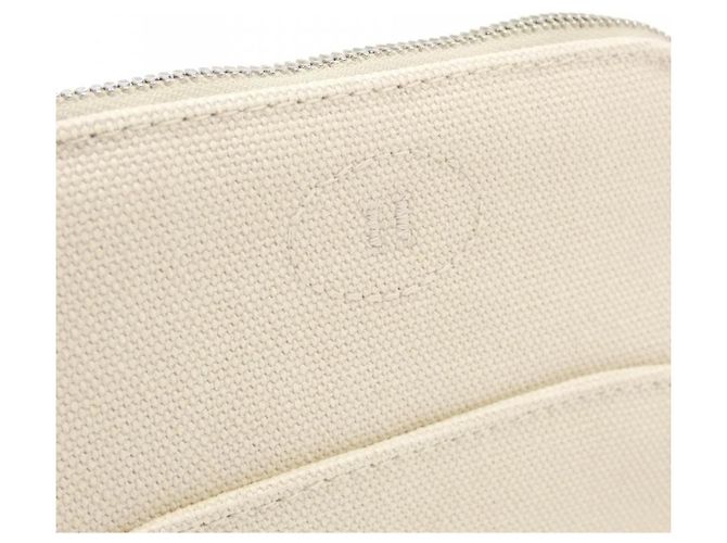 Bolso Hermès Bolide MiniMini de lona Beige - vista 4