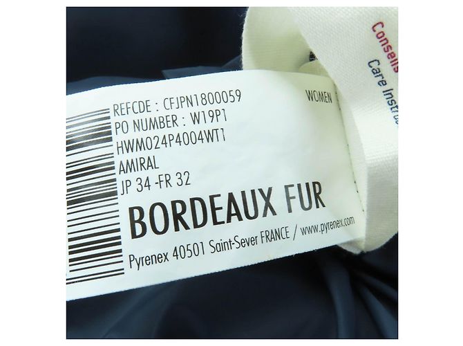 Autre Marque Pyrenex Down Polyester Coat Blue Navy blue - view 11