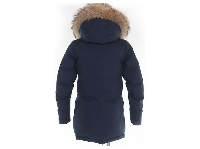 Autre Marque Pyrenex Down Polyester Coat Blue Navy blue - view 3