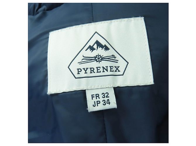Autre Marque Pyrenex Down Polyester Coat Blue Navy blue - view 9