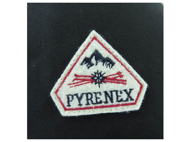 Autre Marque Abrigo de plumón Pyrenex BORDEAUX con piel de mapache Negro - vista 7