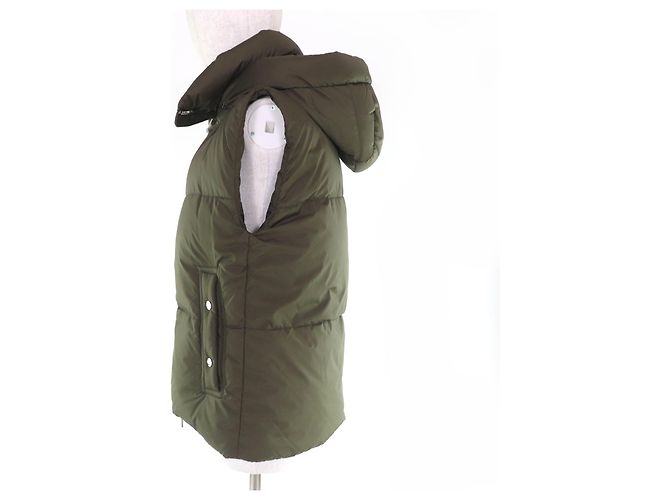 Autre Marque Chaleco de Plumas de Poliéster MooRER FUENTE-PX Verde Caqui - vista 2