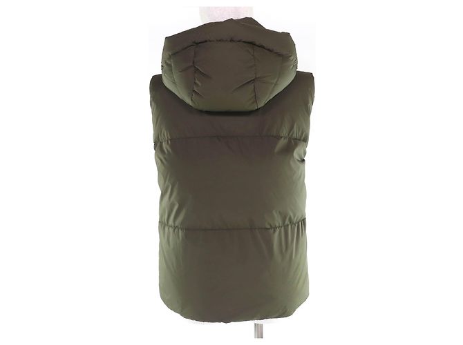 Autre Marque Chaleco de Plumas de Poliéster MooRER FUENTE-PX Verde Caqui - vista 3