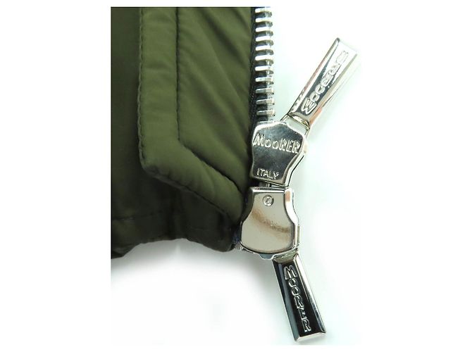 Autre Marque Chaleco de Plumas de Poliéster MooRER FUENTE-PX Verde Caqui - vista 6