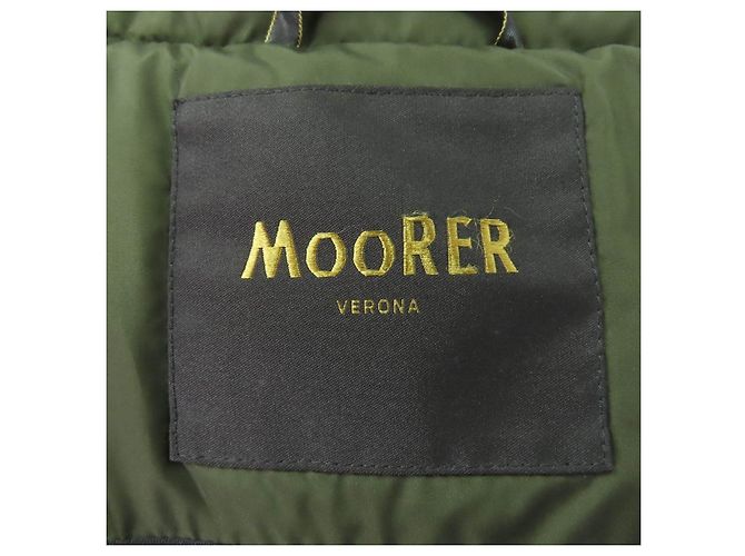 Autre Marque Chaleco de Plumas de Poliéster MooRER FUENTE-PX Verde Caqui - vista 7