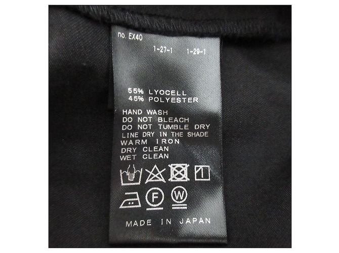 Autre Marque Lisiere Oversized-Bluse mit V-Ausschnitt Schwarz - Ansicht 10