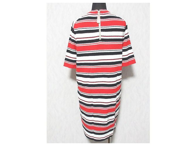 Pile Kleid MARC JACOBS Schwarz Weiß Rot - Ansicht 2