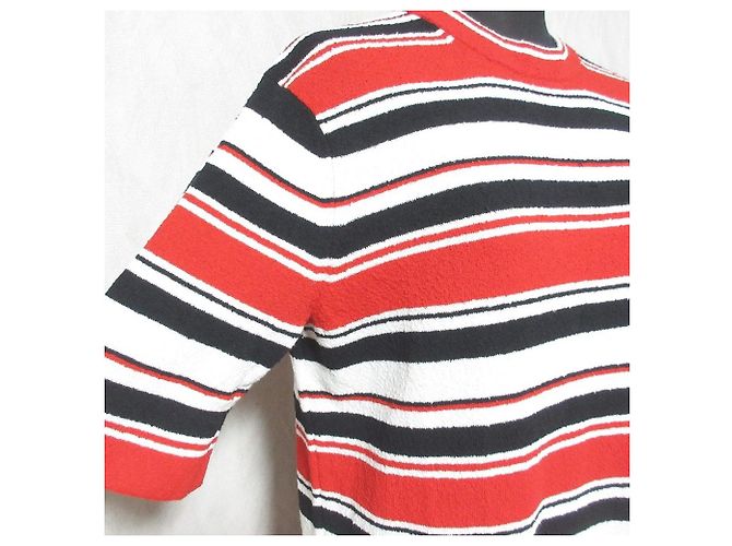 Pile Kleid MARC JACOBS Schwarz Weiß Rot - Ansicht 4