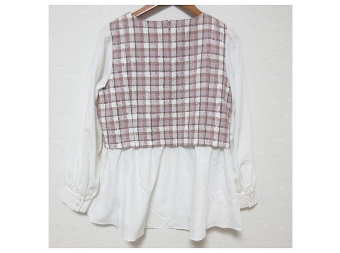 Autre Marque BLUE LABEL CRESTBRIDGE Conjunto de Tweed de Verano Rosa Beige - vista 3