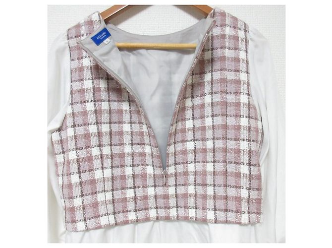 Autre Marque BLUE LABEL CRESTBRIDGE Conjunto de Tweed de Verano Rosa Beige - vista 6