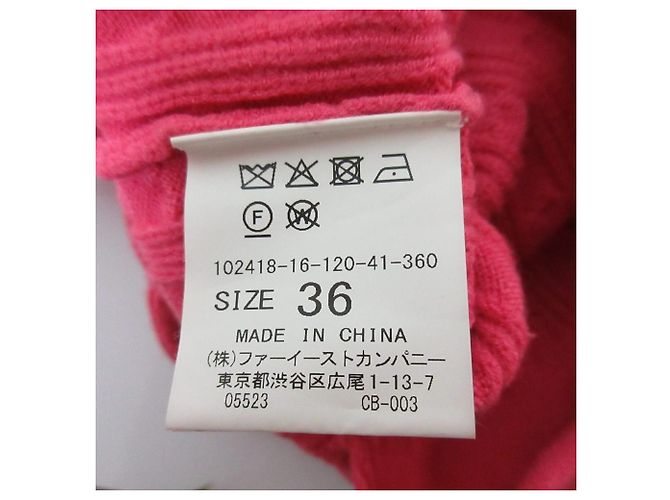Autre Marque ANAYI Mini Cable Knit Cardigan Rosa - vista 8