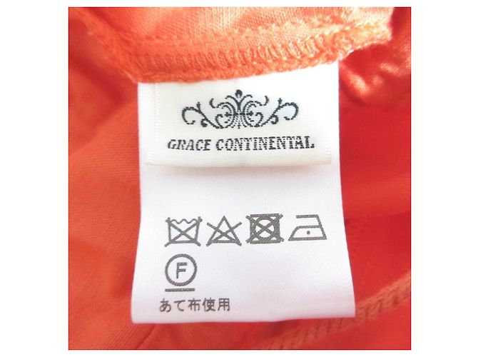 Autre Marque GRACE CONTINENTAL Bluse mit Spitzenbesatz Orange - Ansicht 7