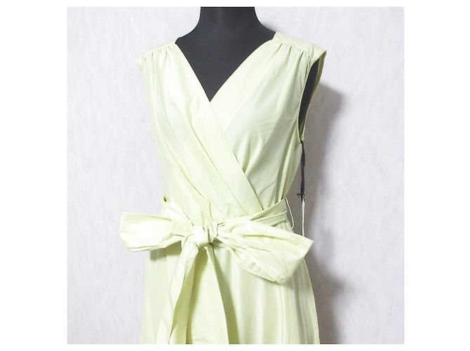 Autre Marque Grace Class Kleid aus leichtem Taft Gelb - Ansicht 4