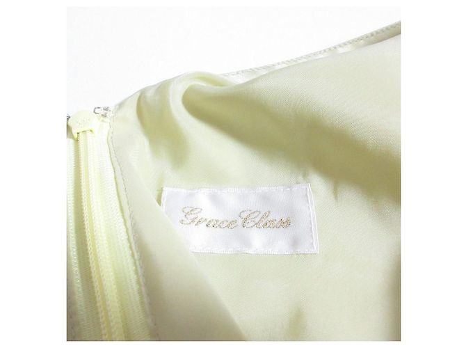 Autre Marque Grace Class Kleid aus leichtem Taft Gelb - Ansicht 6