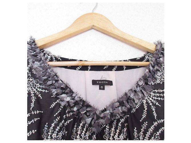 Autre Marque TOCCA Besticktes Kleid Schwarz - Ansicht 3