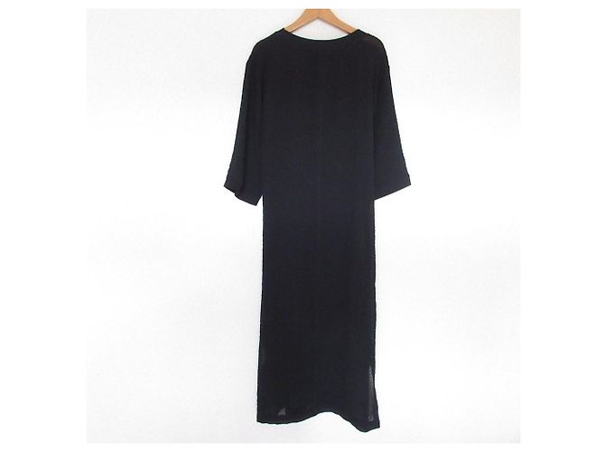 Autre Marque Vestido de seersucker elástico SHIPS Negro - vista 2