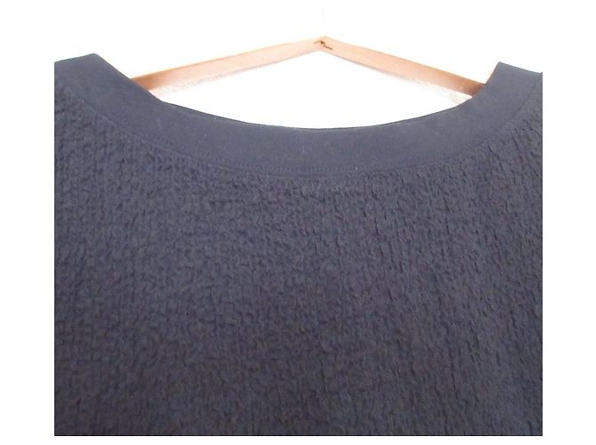 Autre Marque Vestido de seersucker elástico SHIPS Negro - vista 3