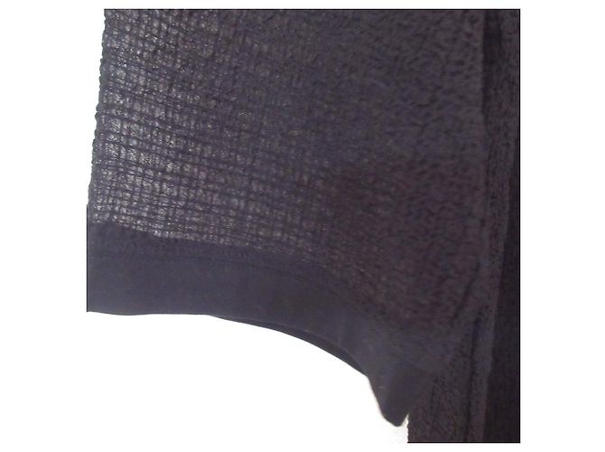 Autre Marque Vestido de seersucker elástico SHIPS Negro - vista 5