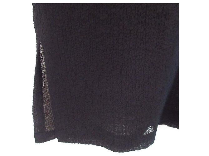 Autre Marque Vestido de seersucker elástico SHIPS Negro - vista 6