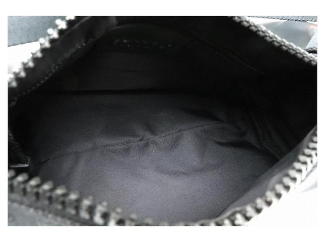Borsa Boston Chanel Sports Line in nylon nera Nero - vista 6