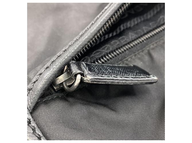 Borsa a tracolla Prada in nylon Nero - vista 14
