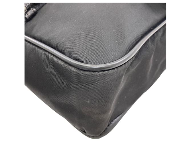 Borsa a tracolla Prada in nylon Nero - vista 16