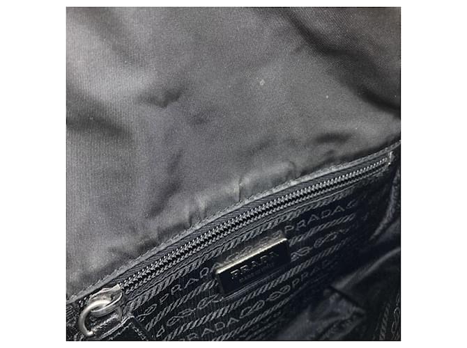 Borsa a tracolla Prada in nylon Nero - vista 8