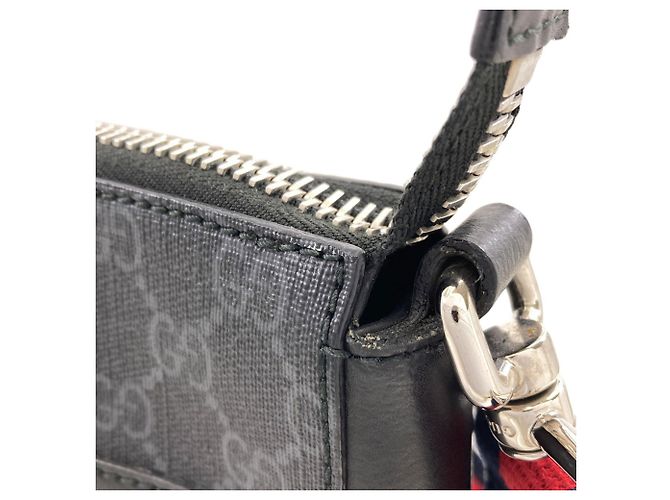 Borsa a tracolla Gucci GG Supreme Nero - vista 10