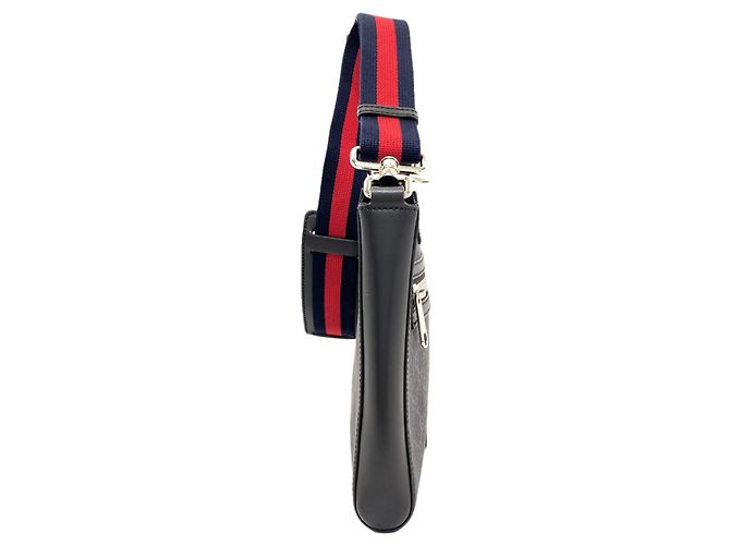 Borsa a tracolla Gucci GG Supreme Nero - vista 3