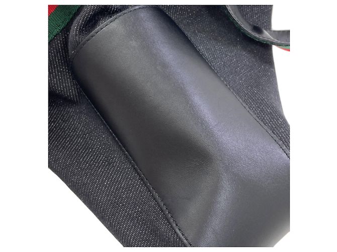 Borsa a mano Gucci 73983 Sherry Line Nero - vista 10