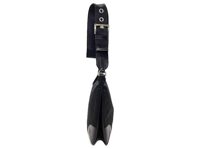 Borsa a tracolla Prada in nylon nero - vista 3