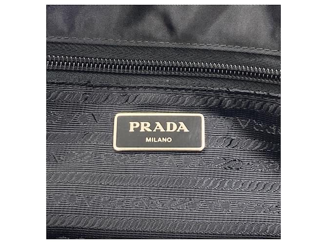 Borsa a tracolla Prada VA0951 Logo Hardware Nero - vista 6