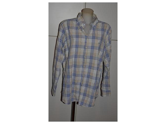 Camicia a quadri Etro in cotone Bianco Blu Beige - vista 2