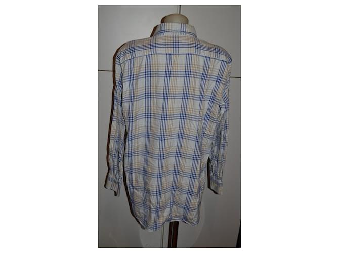 Camicia a quadri Etro in cotone Bianco Blu Beige - vista 4