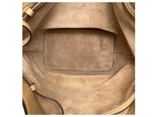Céline Borsa a spalla Small con coulisse Celine Marrone - vista 5