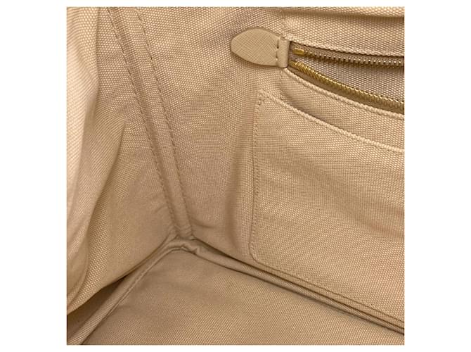 Borsa 2-Way Prada Canapa Beige - vista 10
