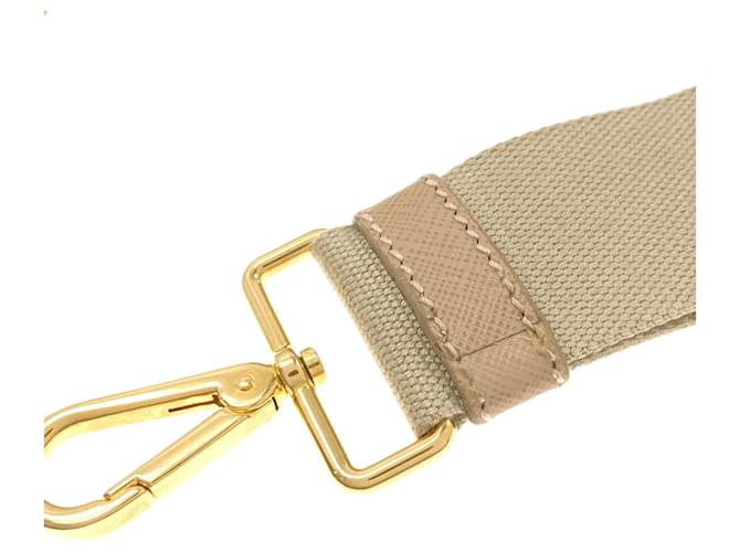 Borsa 2-Way Prada Canapa Beige - vista 19