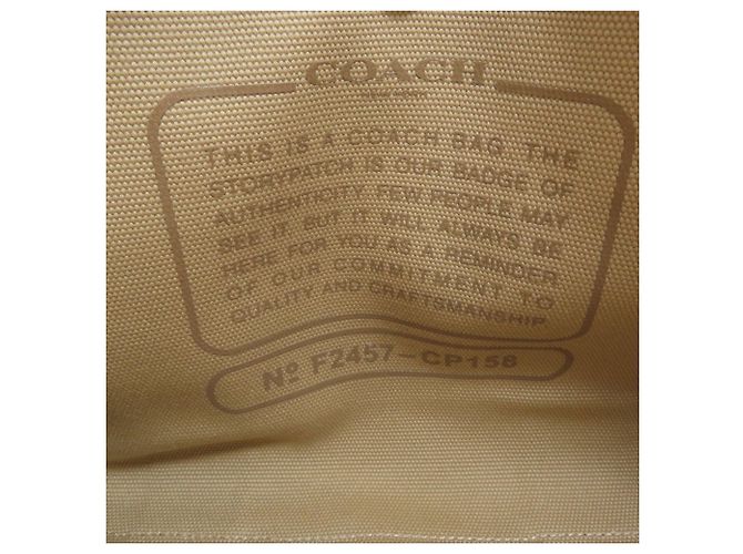 Borsa 2-Way Cargo Tote Coach CP158 Beige - vista 6