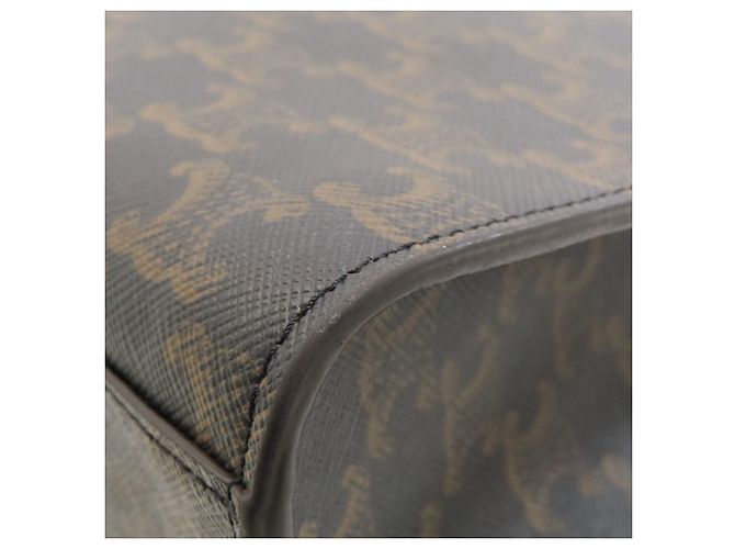 Céline Borsa Tote 2-Way Celine Vertical Cabas Triomphe Marrone - vista 13