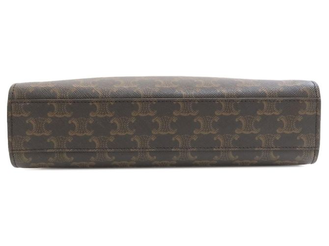 Céline Borsa Tote 2-Way Celine Vertical Cabas Triomphe Marrone - vista 4
