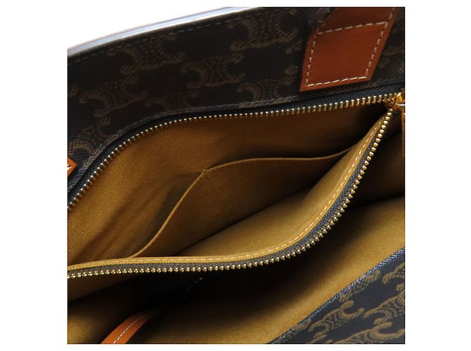 Céline Borsa Tote 2-Way Celine Vertical Cabas Triomphe Marrone - vista 6