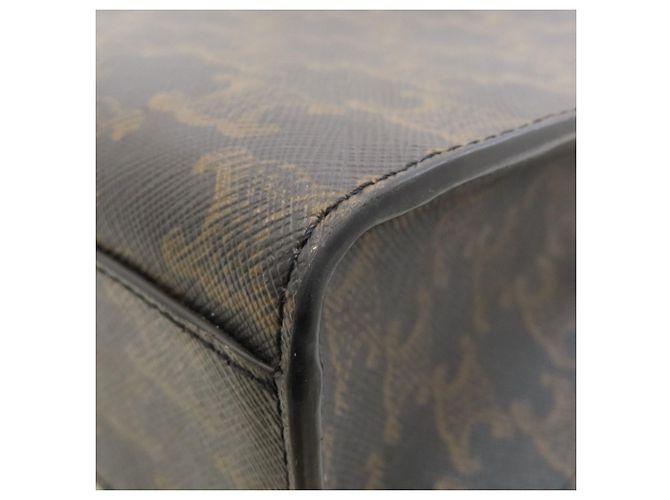Céline Borsa Tote 2-Way Celine Vertical Cabas Triomphe Marrone - vista 13