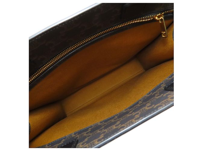 Céline Borsa Tote 2-Way Celine Vertical Cabas Triomphe Marrone - vista 5