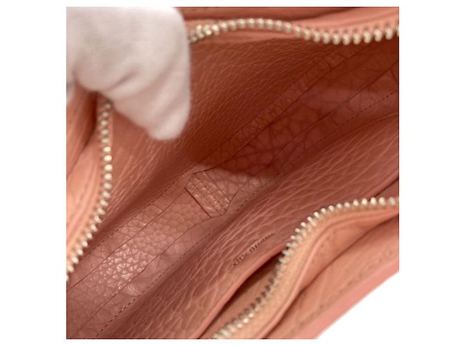Borsa a spalla baguette Burberry One-Shoulder Chess Rosa - vista 5