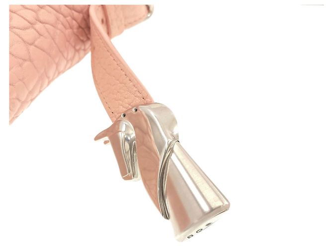 Borsa a spalla baguette Burberry One-Shoulder Chess Rosa - vista 7