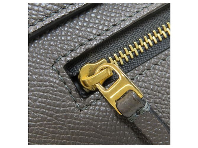 Céline Borsa a mano 2-Way Celine Belt Bag Micro in vitello grigio Marrone - vista 13
