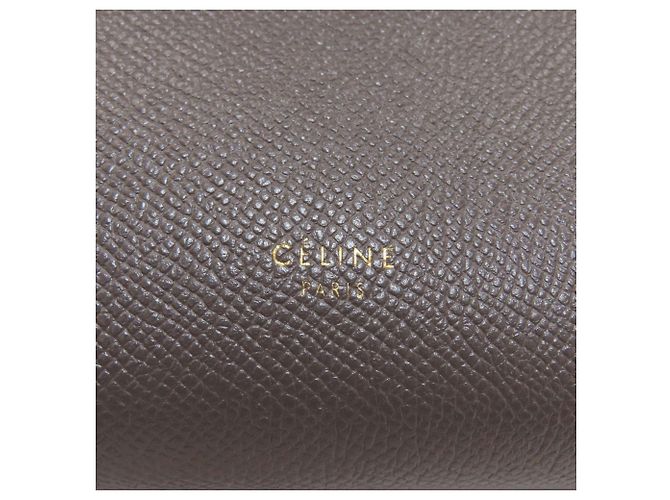 Céline Borsa a mano 2-Way Celine Belt Bag Micro in vitello grigio Marrone - vista 6